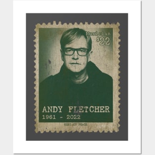 Engraved Vintage Style - Andy Fletcher Posters and Art